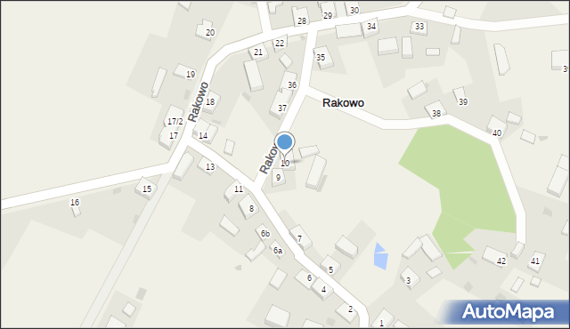 Rakowo, Rakowo, 10, mapa Rakowo