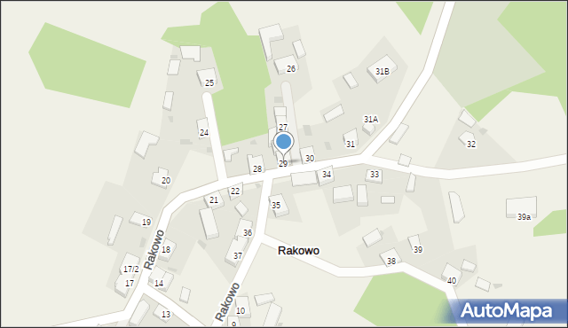 Rakowo, Rakowo, 29, mapa Rakowo