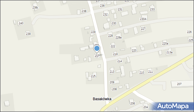 Rakszawa, Rakszawa, 217, mapa Rakszawa