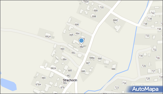 Rakszawa, Rakszawa, 692, mapa Rakszawa