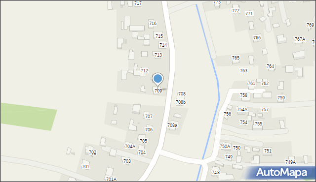 Rakszawa, Rakszawa, 709, mapa Rakszawa