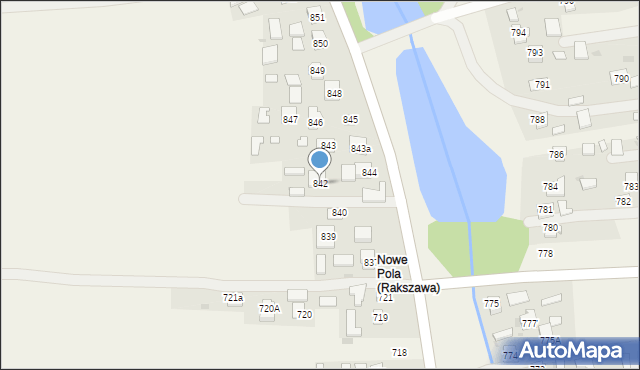 Rakszawa, Rakszawa, 842, mapa Rakszawa