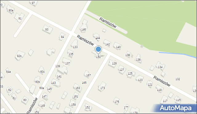 Ramiszów, Ramiszów, 131, mapa Ramiszów