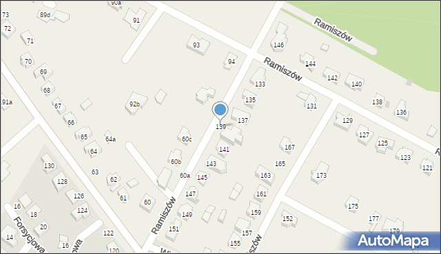 Ramiszów, Ramiszów, 139, mapa Ramiszów