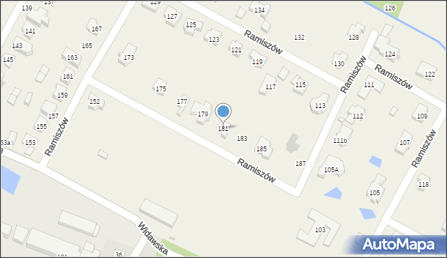 Ramiszów, Ramiszów, 181, mapa Ramiszów