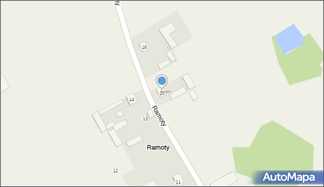 Ramoty, Ramoty, 20, mapa Ramoty