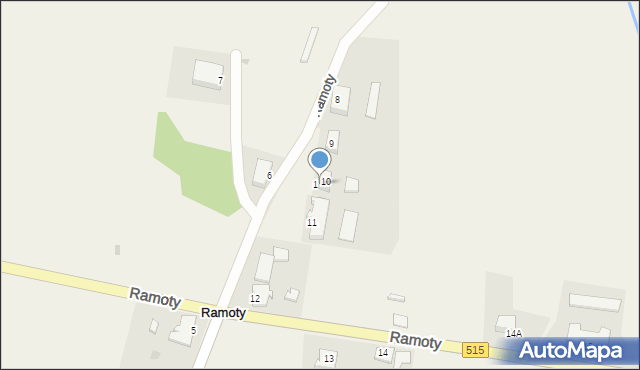 Ramoty, Ramoty, 10A, mapa Ramoty
