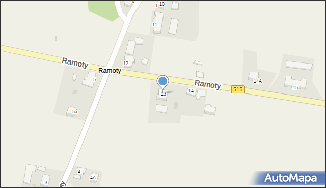 Ramoty, Ramoty, 13, mapa Ramoty