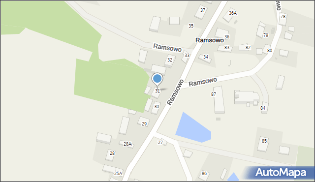 Ramsowo, Ramsowo, 31, mapa Ramsowo