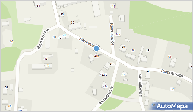 Ramułtowice, Ramułtowice, 41b, mapa Ramułtowice