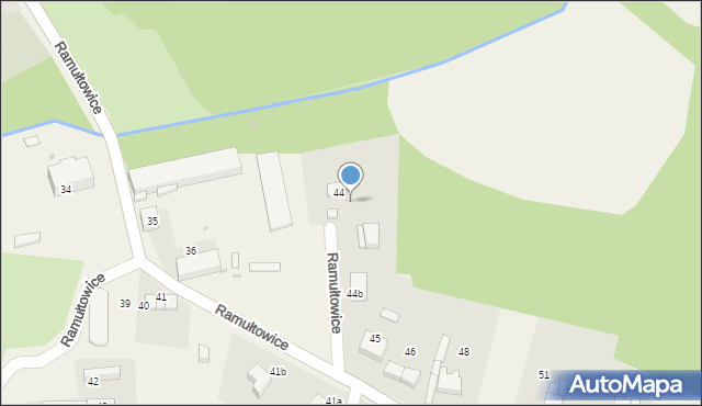 Ramułtowice, Ramułtowice, 44a, mapa Ramułtowice
