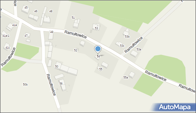 Ramułtowice, Ramułtowice, 54, mapa Ramułtowice