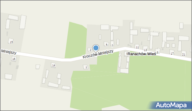 Ranachów-Wieś, Ranachów-Wieś, 4, mapa Ranachów-Wieś