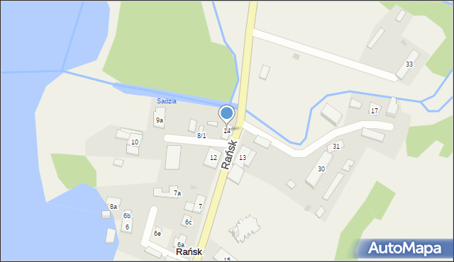 Rańsk, Rańsk, 14, mapa Rańsk