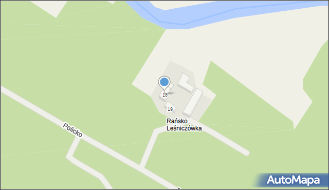 Rańsko, Rańsko, 18, mapa Rańsko