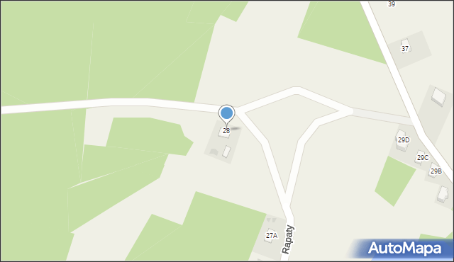Rapaty, Rapaty, 28, mapa Rapaty