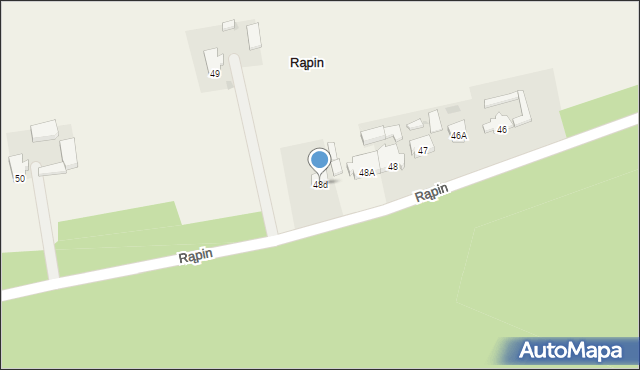 Rąpin, Rąpin, 48d, mapa Rąpin