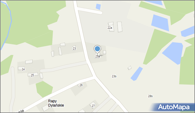 Rapy Dylańskie, Rapy Dylańskie, 23a, mapa Rapy Dylańskie