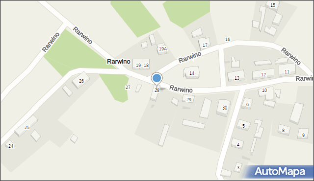 Rarwino, Rarwino, 28, mapa Rarwino