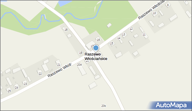 Raszewo Włościańskie, Raszewo Włościańskie, 17A, mapa Raszewo Włościańskie