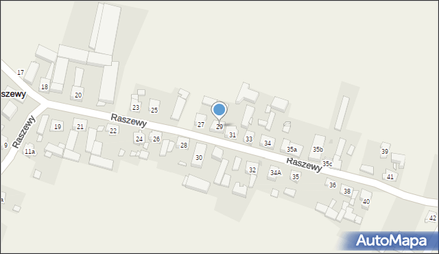 Raszewy, Raszewy, 29, mapa Raszewy