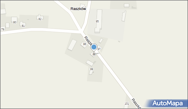 Raszków, Raszków, 98, mapa Raszków