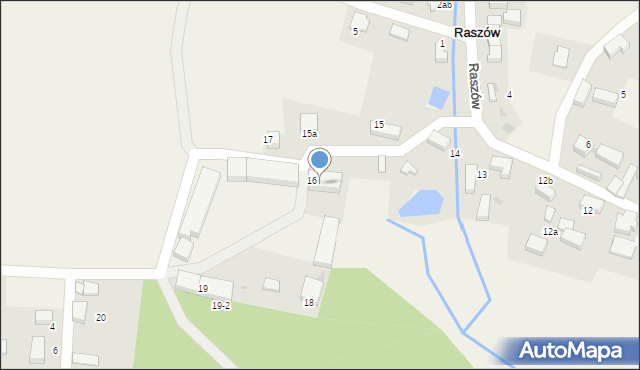 Raszów, Raszów, 16-1, mapa Raszów