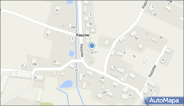 Raszów, Raszów, 4, mapa Raszów