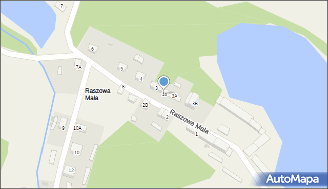 Raszowa Mała, Raszowa Mała, 1b, mapa Raszowa Mała