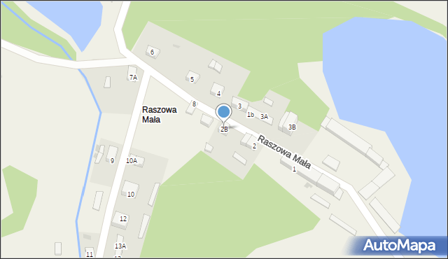 Raszowa Mała, Raszowa Mała, 2B, mapa Raszowa Mała