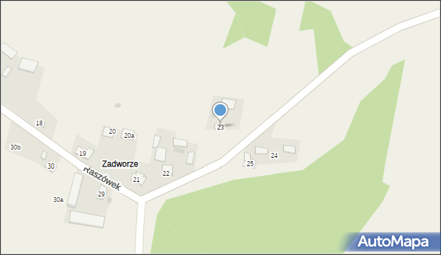 Raszówek, Raszówek, 23, mapa Raszówek