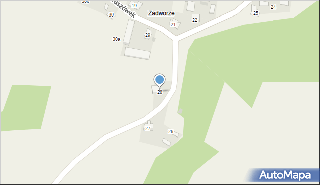 Raszówek, Raszówek, 28, mapa Raszówek