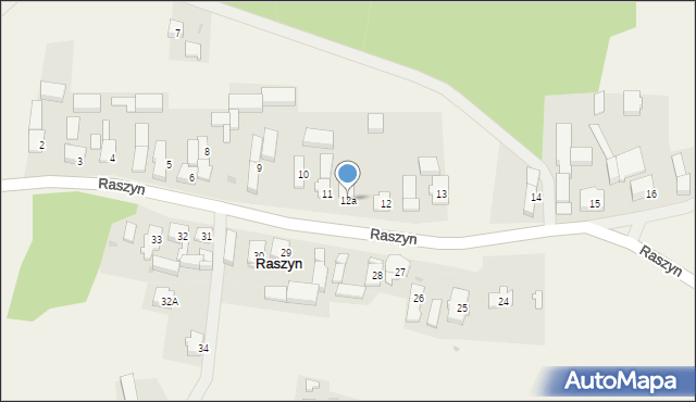 Raszyn, Raszyn, 12a, mapa Raszyn