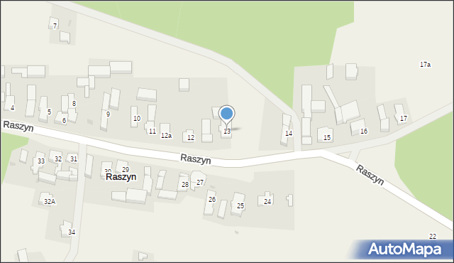 Raszyn, Raszyn, 13, mapa Raszyn