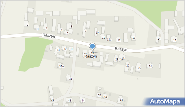 Raszyn, Raszyn, 29, mapa Raszyn