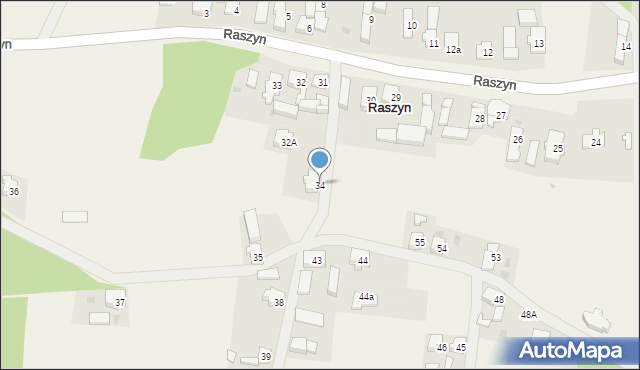 Raszyn, Raszyn, 34, mapa Raszyn