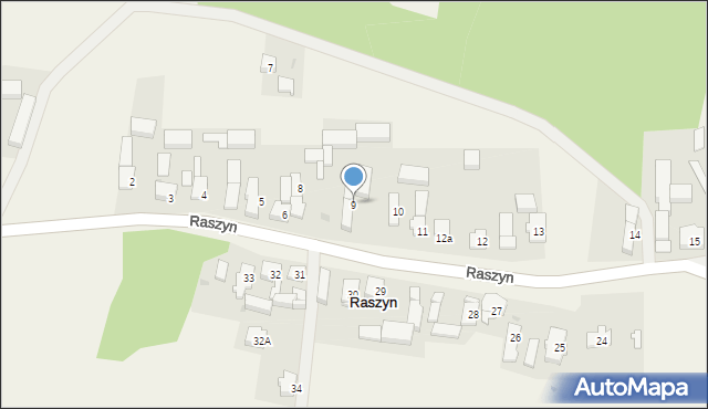 Raszyn, Raszyn, 9, mapa Raszyn