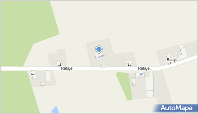 Rataje, Rataje, 12, mapa Rataje