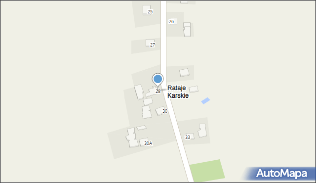 Rataje Słupskie, Rataje Słupskie, 28, mapa Rataje Słupskie
