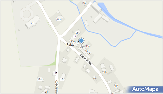 Ratajów, Ratajów, 12, mapa Ratajów