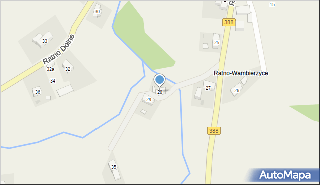 Ratno Dolne, Ratno Dolne, 28, mapa Ratno Dolne