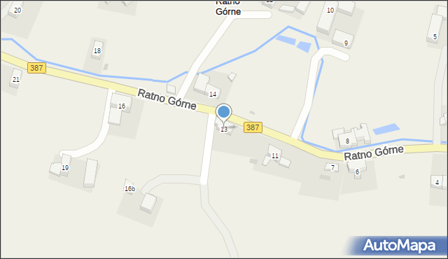 Ratno Górne, Ratno Górne, 13, mapa Ratno Górne