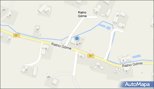 Ratno Górne, Ratno Górne, 14, mapa Ratno Górne