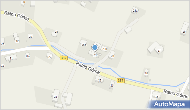 Ratno Górne, Ratno Górne, 23, mapa Ratno Górne