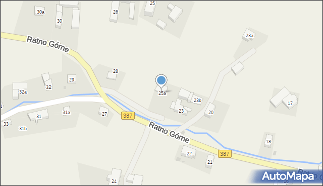 Ratno Górne, Ratno Górne, 25a, mapa Ratno Górne