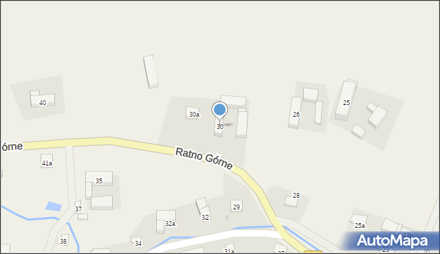 Ratno Górne, Ratno Górne, 30, mapa Ratno Górne