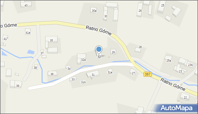 Ratno Górne, Ratno Górne, 32, mapa Ratno Górne