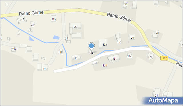 Ratno Górne, Ratno Górne, 34, mapa Ratno Górne