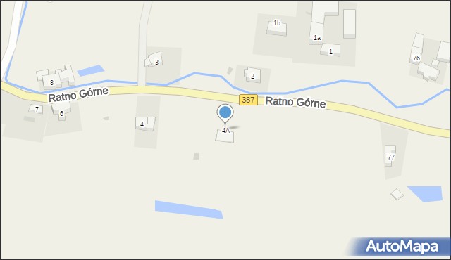 Ratno Górne, Ratno Górne, 4A, mapa Ratno Górne