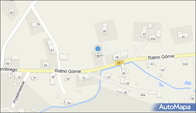 Ratno Górne, Ratno Górne, 50, mapa Ratno Górne